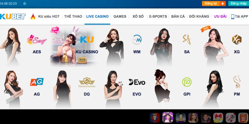 Xóc đĩa live Kubet cực cuốn