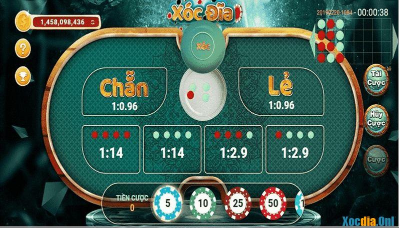 Xóc đĩa FB88 bàn chơi