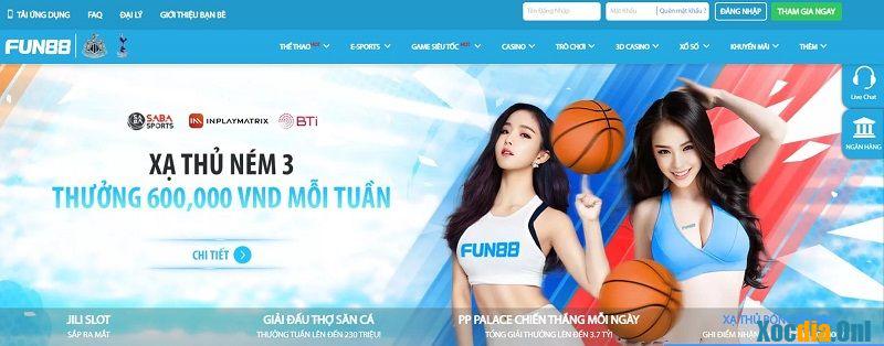 FUN88 là nhà cái cung cấp xóc đĩa uy tín nhất