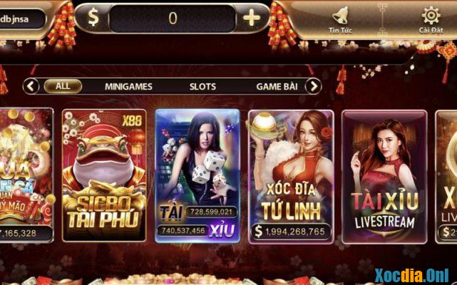 Xóc đĩa tứ linh