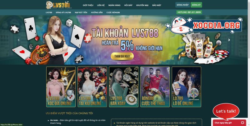 Thông Tin Chi Tiết Về Lvs788 xóc đĩa