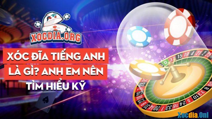 Xóc đĩa tiếng anh