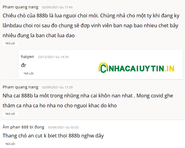 bằng chứn hình Ảnh 888b lừa đảo