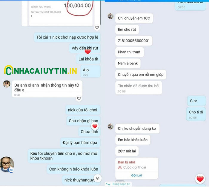 bằng chứng mmlive lừa đảo